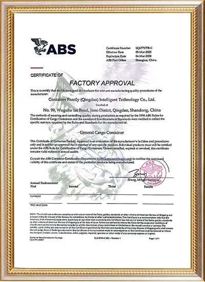 Certifications